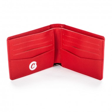 TEXTURED LEATHER RED WALLET-COOKIES